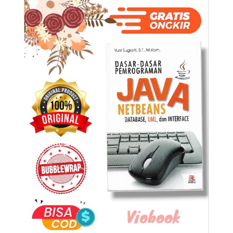 Jual KODE G7H2 Dasar Dasar Pemrograman Java Netbeans Database UMLDan ...