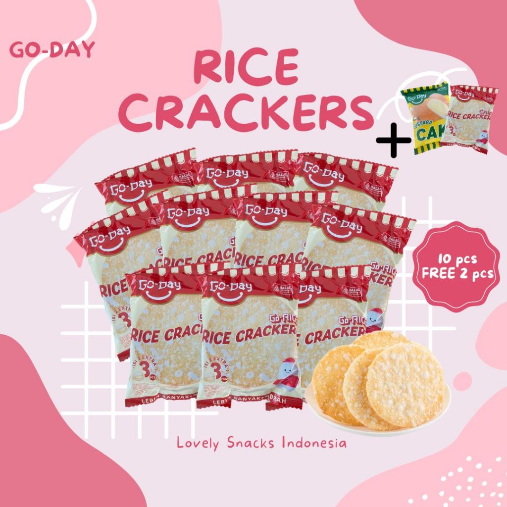 Jual [Paket 20 pcs Gratis 2 pcs] Promo 20 pcs + 2 pcs GO-DAY Rice ...