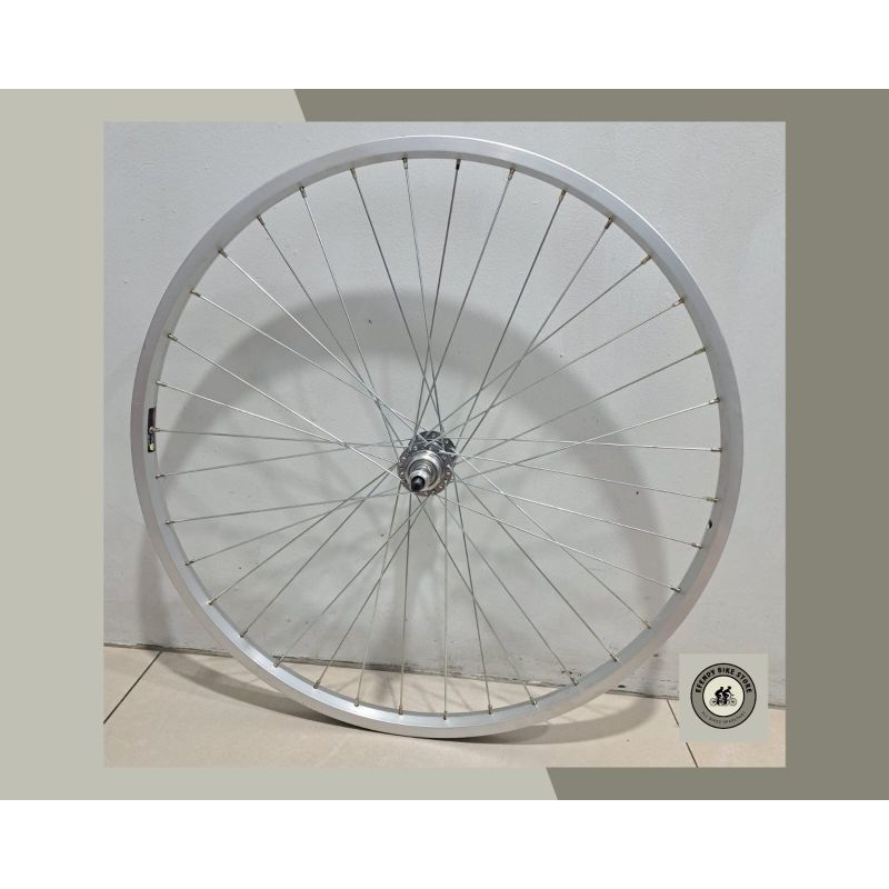 Jual Wheel Set Sepeda Ukuran 26 Silver Velg 26 Siap Pakai Velg 26 Jadi ...