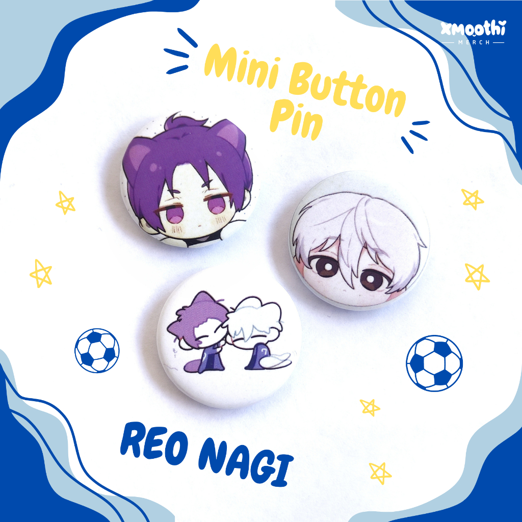 Jual BLUELOCK REO NAGI BUTTON PIN - BLUELOCK - ANIME MERCHANDISE ANIME ...