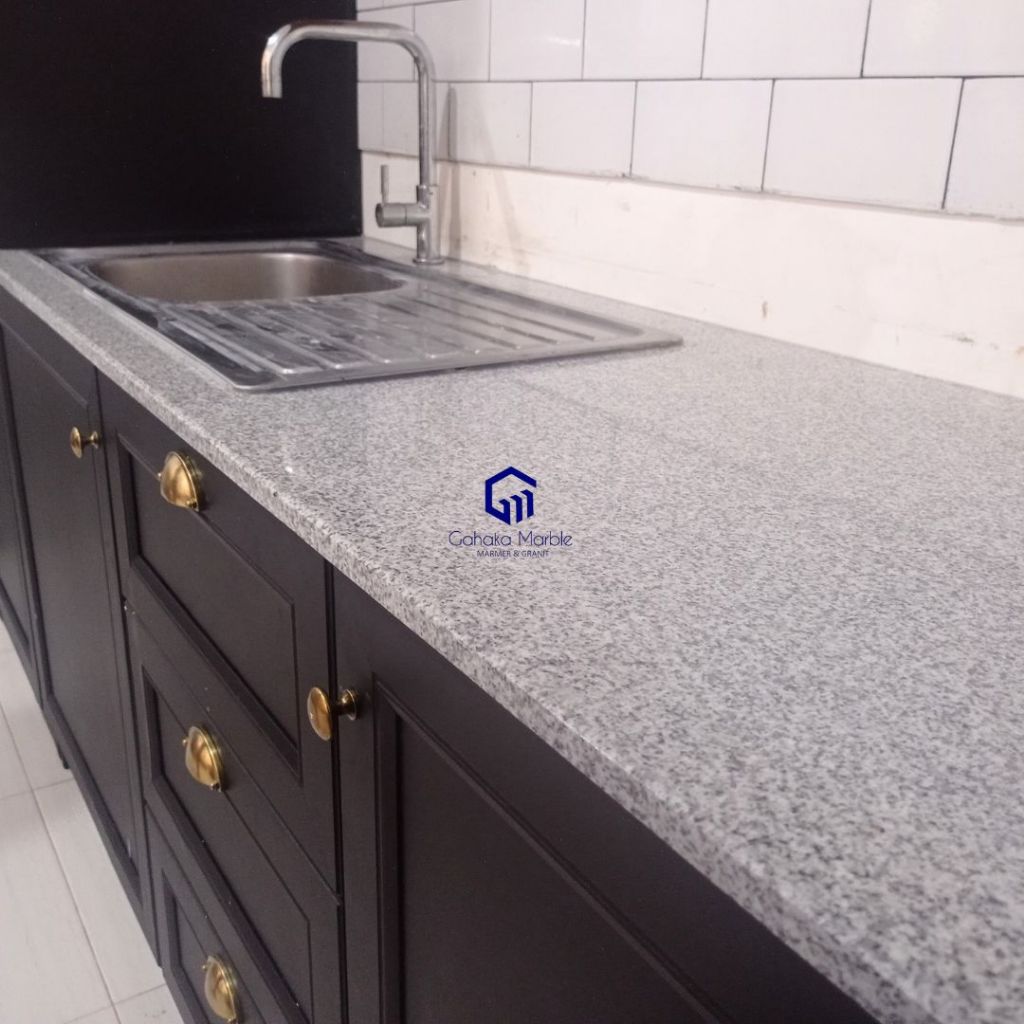 Jual Meja Dapur Granit Star White | Meja Dapur Granit Import | Kitchen ...