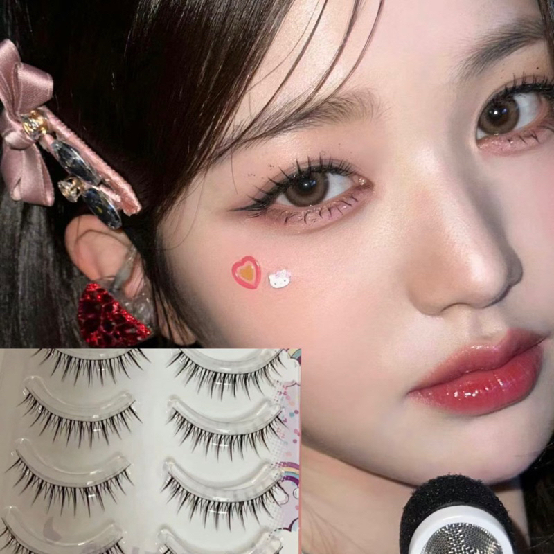 Jual READY STOCK (M126) 5 Pasang Bulu mata Douyin Tipis, Douyin