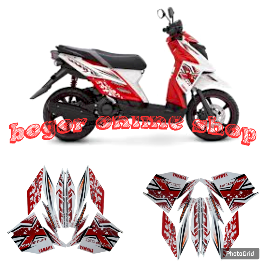 Jual Stiker motor yamaha x-ride 2013 putih | Shopee Indonesia