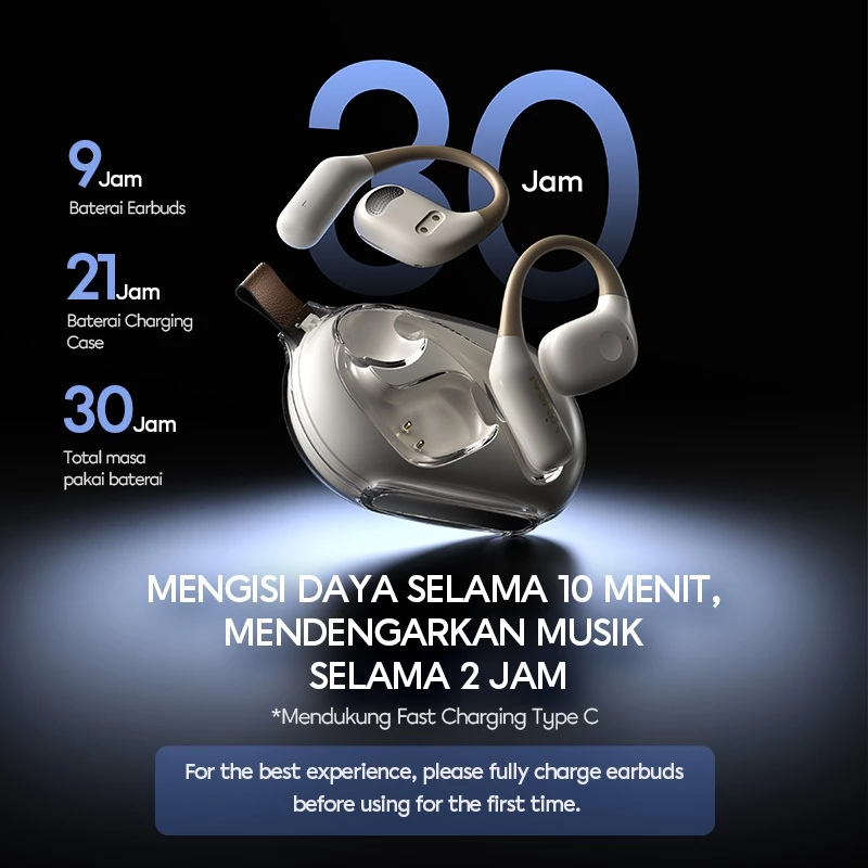 VIVAN SPORT X2 OWS Open Ear True Wireless Earbuds IPX5 Dual ENC Audio Hi-Dynamic Bluetooth 5.4 Original
