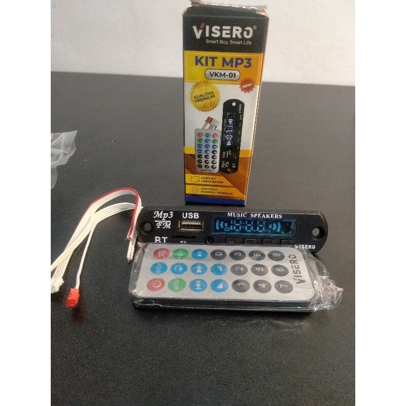 Jual MODUL MP3 BLUETOOTH PLUS FM RADIO VIRE KIT MODUL MP3 BT KIT MP3 ...