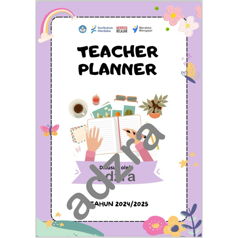 Jual Teacher Planner 2024 - 2025 Agenda Guru, hanya file PDF bukan Buku ...