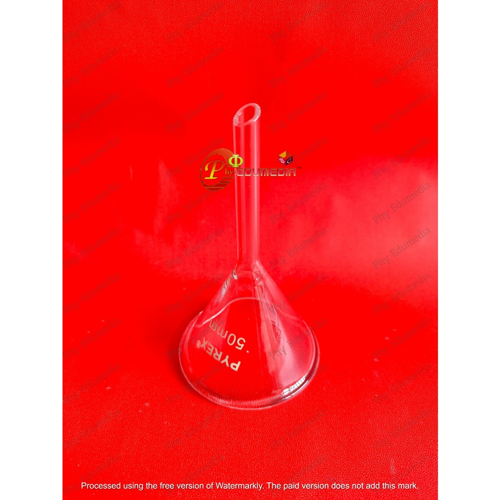 Jual Corong Kaca Pyrex / Funnel Glass Diameter 50mm 5 cm | Shopee Indonesia