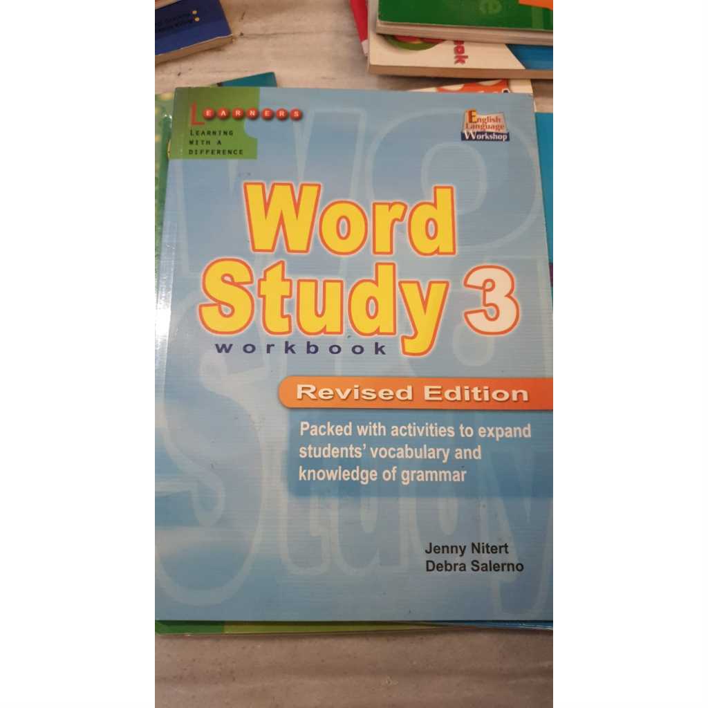 Jual word study workbook 3 revised edition buku singapore / kurikulum ...