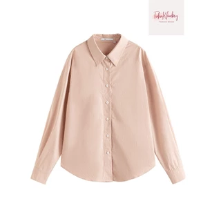 TUKUKLAMBIY ALEXA Shirt -  Kemeja Wanita Basic Lengan Panjang Loose Shirt Oversize