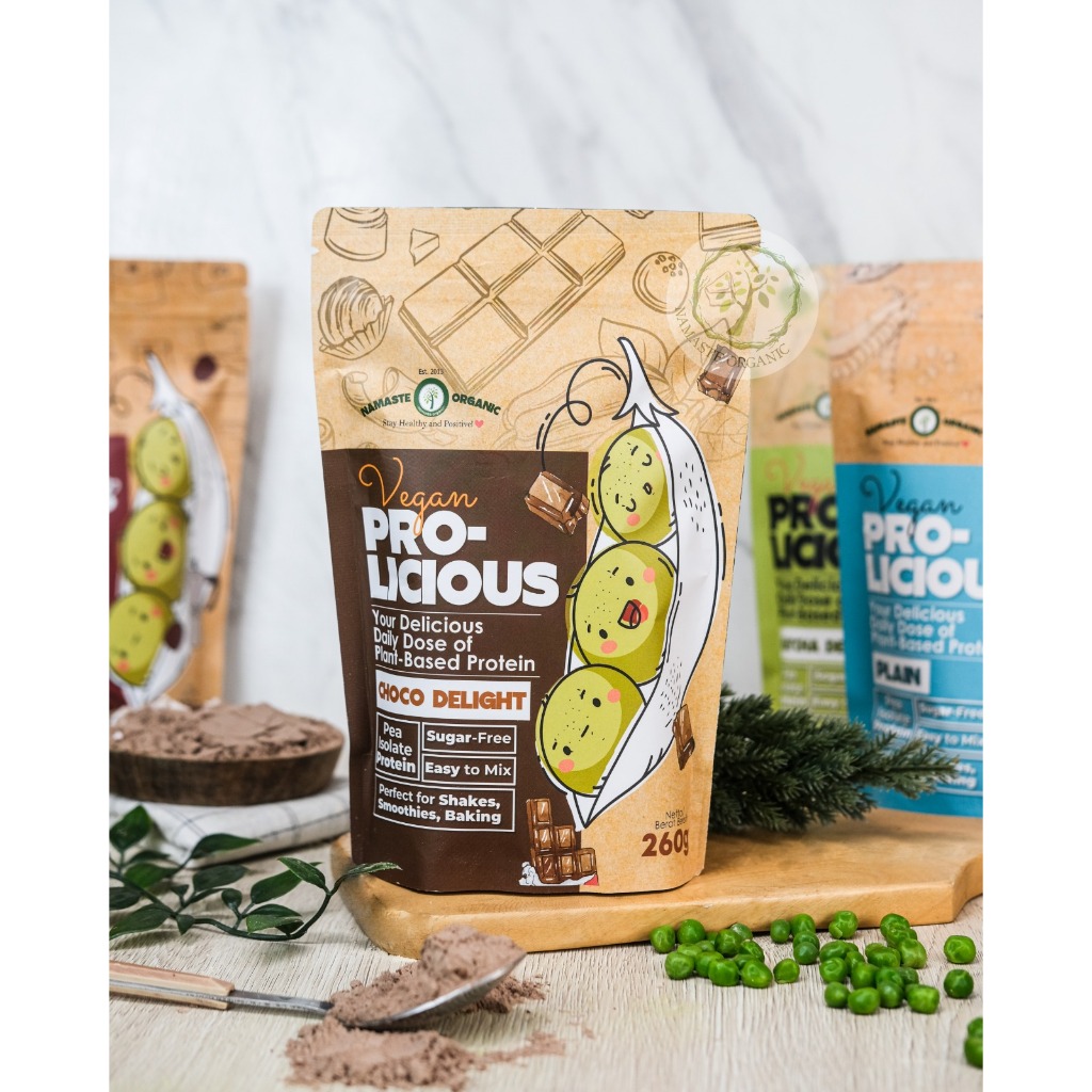 Jual JUMBO VEGAN PROLICIOUS PEA PROTEIN ISOLATE - CHOCO DELIGHT 260GR ...