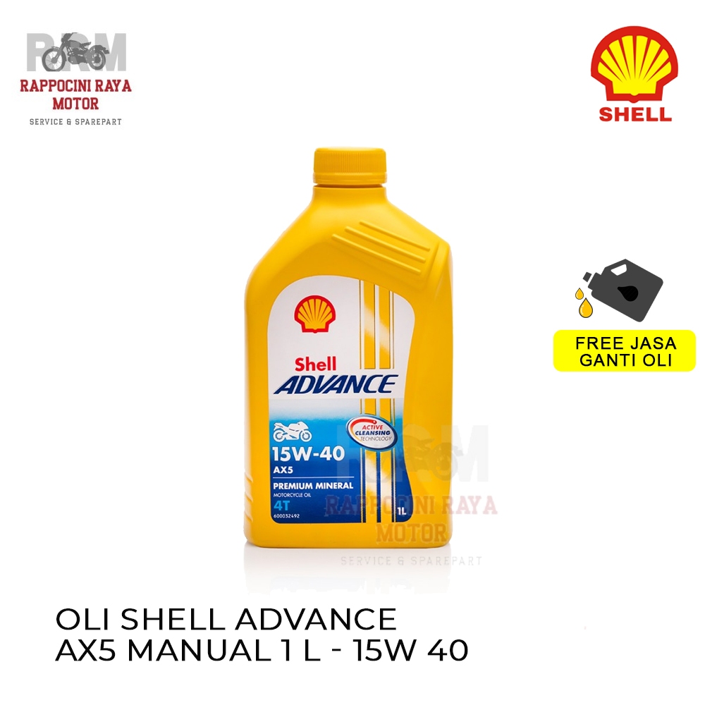 Jual Oli Shell Advance AX5 Manual 1 Liter 1L | Shopee Indonesia