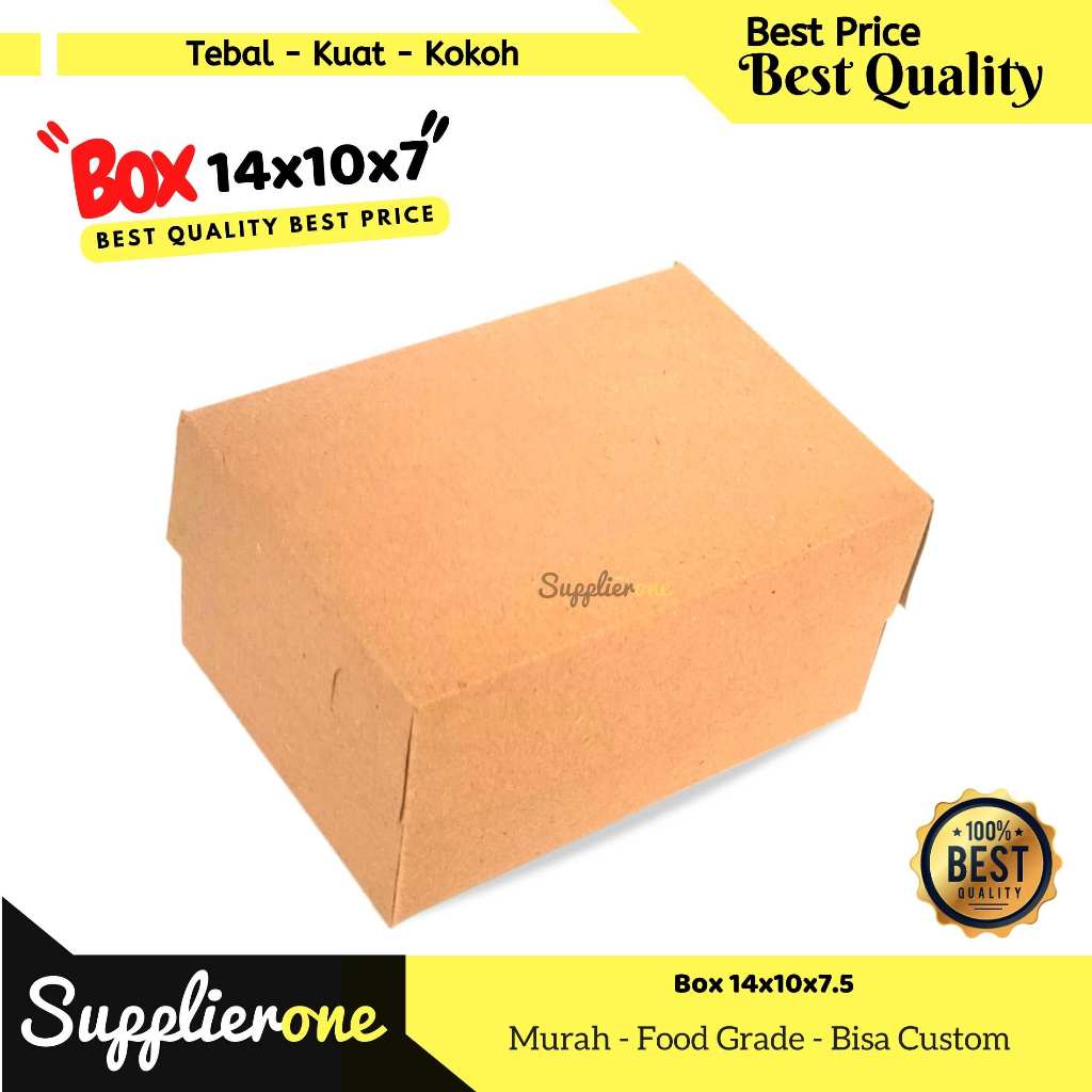 Jual Dus Snack 14x10x7/ Dus Kue / Box Fried Chiken / Dus Fried Chicken ...