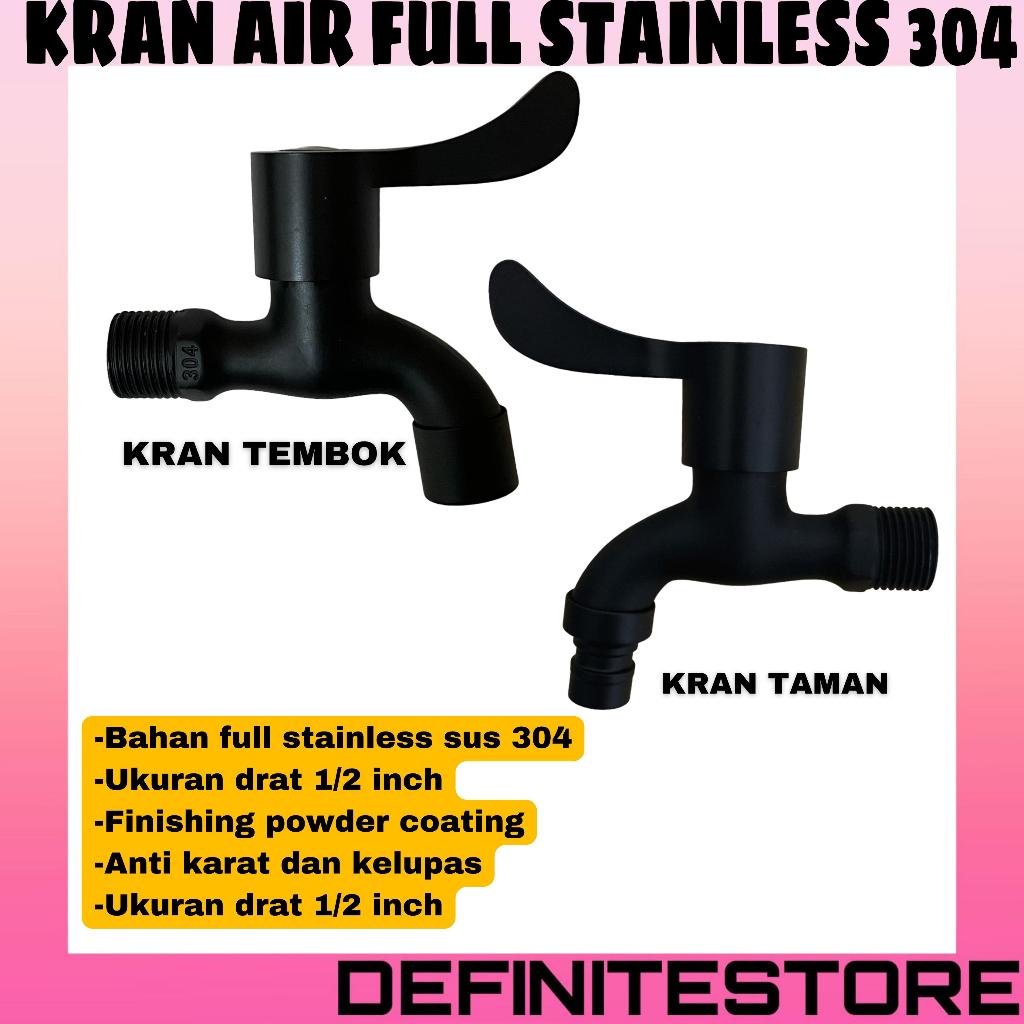 Jual Kran Taman Stainless Hitam Anti Karat Cucut Taman Bisa Untuk Mesin Cuci Shopee Indonesia