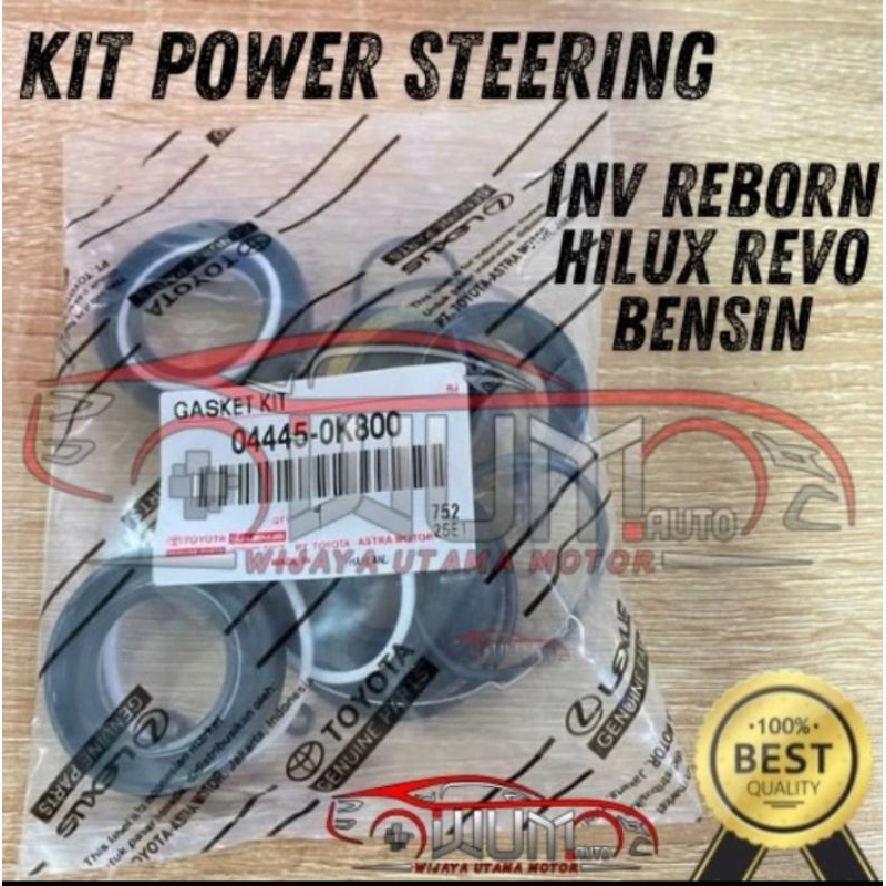Jual gasket kit power steering seal rack steer sil rack stir innova ...