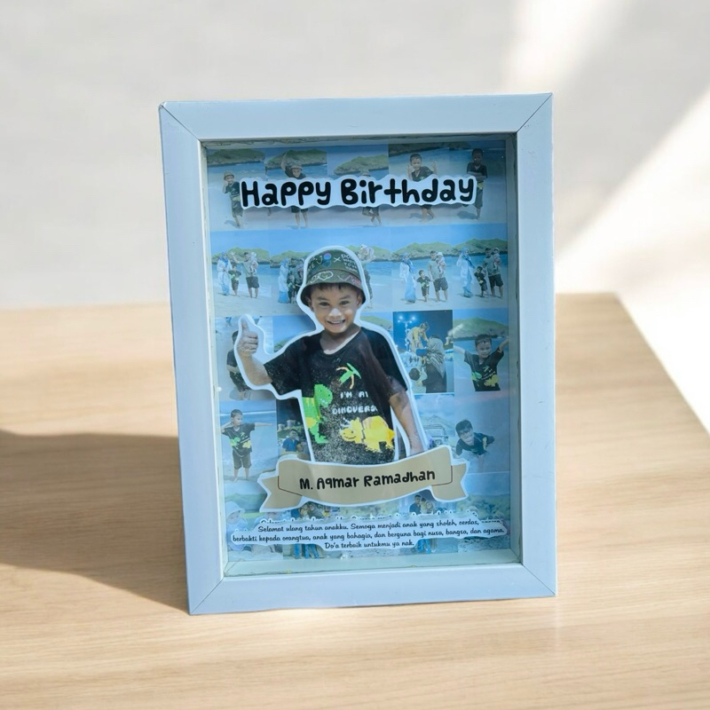 Jual mozaik foto timbul pop up frame kado ultha wisuda graduation ...