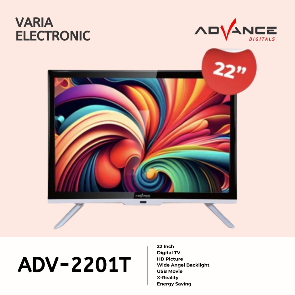 Jual LED TV ADVANCE 22 Inch ADV-2201T Digital TV - Luar Sukabumi ...
