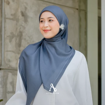 AUTHENTISM ID Fasya Series Kerudung Segi Empat Motif Dastan Voal Lasercut Premium