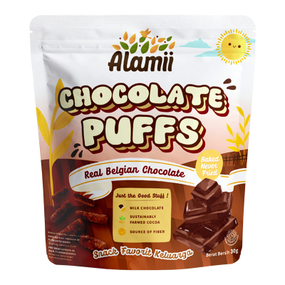 Jual Alamii Snack Anak Cheese Puffs Rasa Keju/Chocolate/Peanut Butter ...
