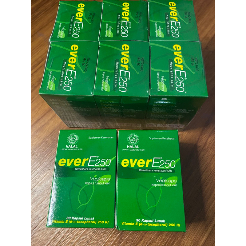 Jual Ever E 250 Vitamin E 250 IU untuk Menjaga Kesehatan Kulit (30