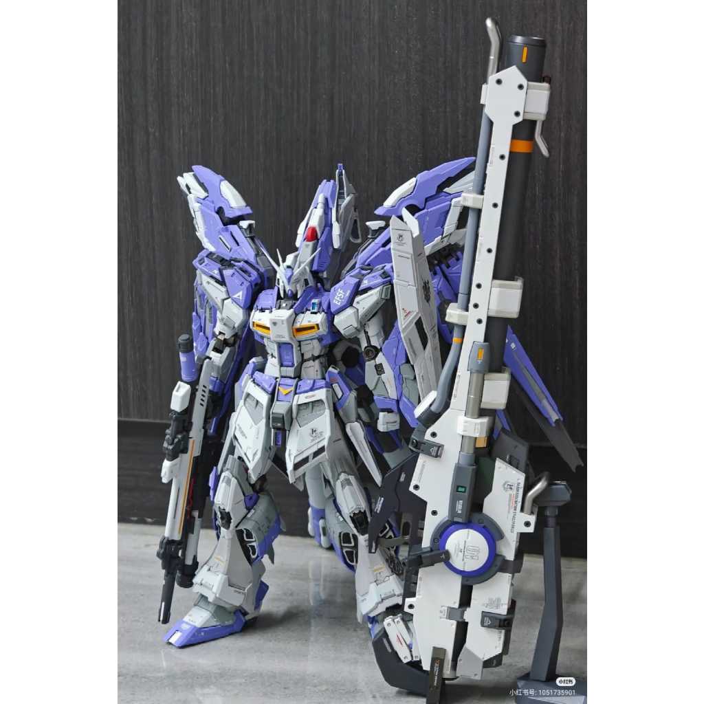 Jual V Tiger MG 1/100 Hi Nu + Metal frame + Hyper Mega Bazooka Model ...
