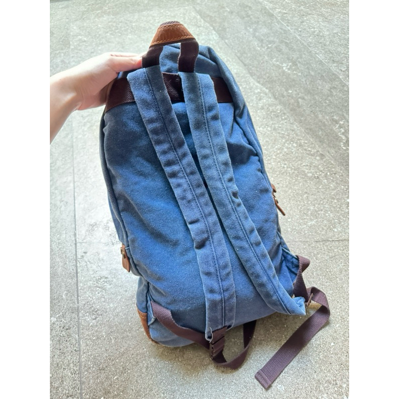 Jual Tas Ransel Backpack Kain Jeans TEBAL PRELOVED | Shopee Indonesia