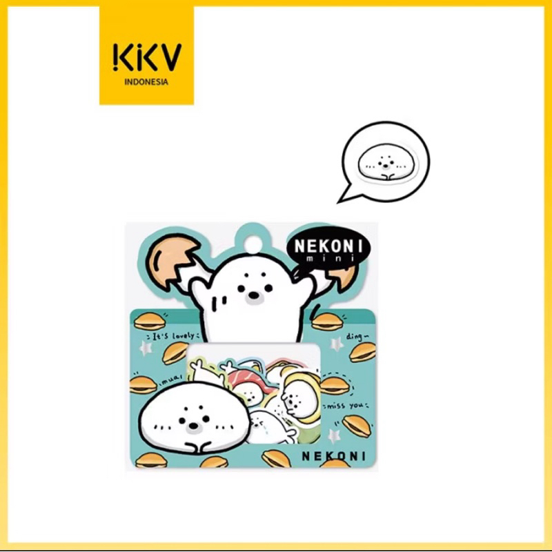 Jual KKV NEKONI Cute Pet Washi Sticker Set Stiker Washi DIY Anak Diary ...