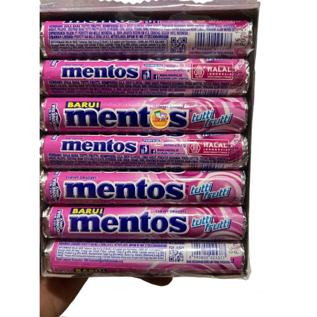 Jual Mentos Roll Say Hello 29gr - Pak Isi 14 Pcs | Shopee Indonesia