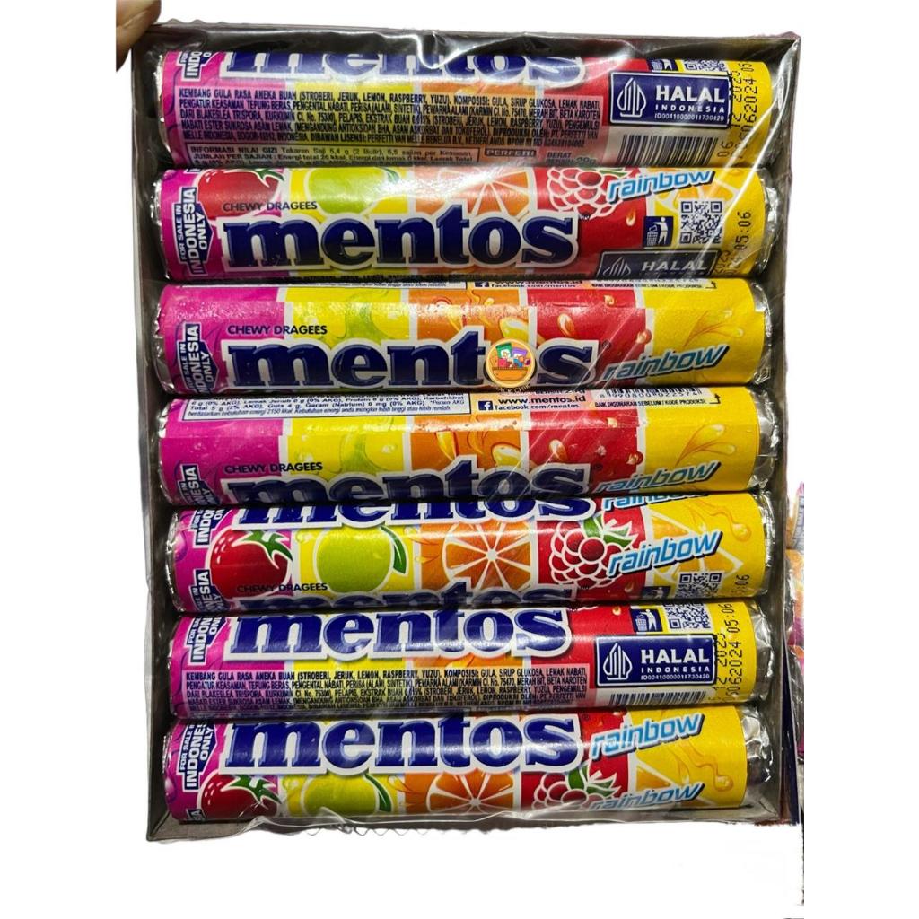 Jual Mentos Roll Say Hello 29gr - Pak Isi 14 Pcs | Shopee Indonesia