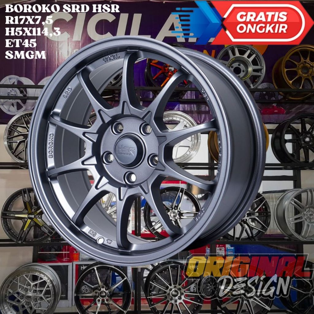Jual Velg Mobil TERIOS , RUSH , INNOVA , CIVIC , HSR SRD RING 17 R17 ...