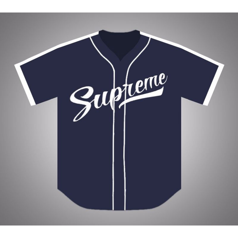 Jual jersey baseball supreme justin bieber free custom Shopee Indonesia