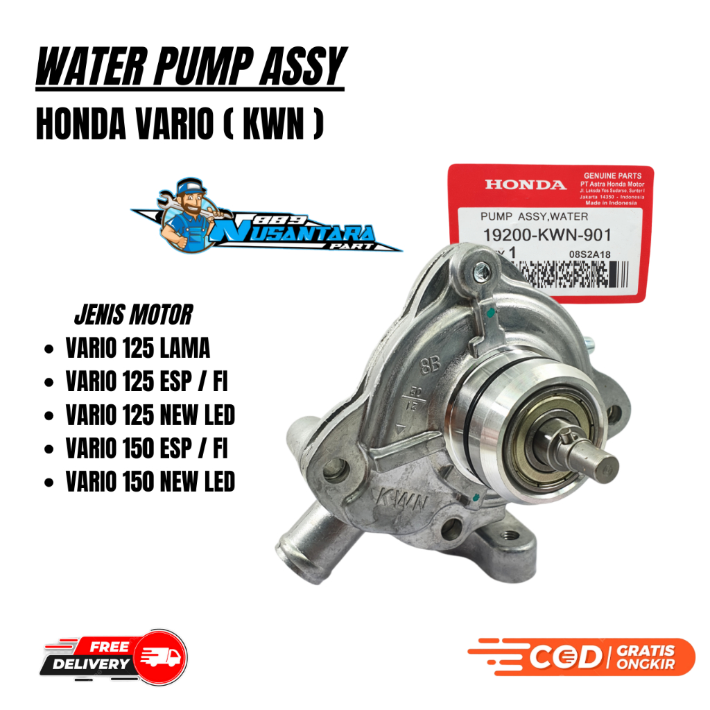 Jual WATERPUMP ASSY POMPA AIR RADIATOR VARIO 125 / PCX 150 / ADV 150 ...