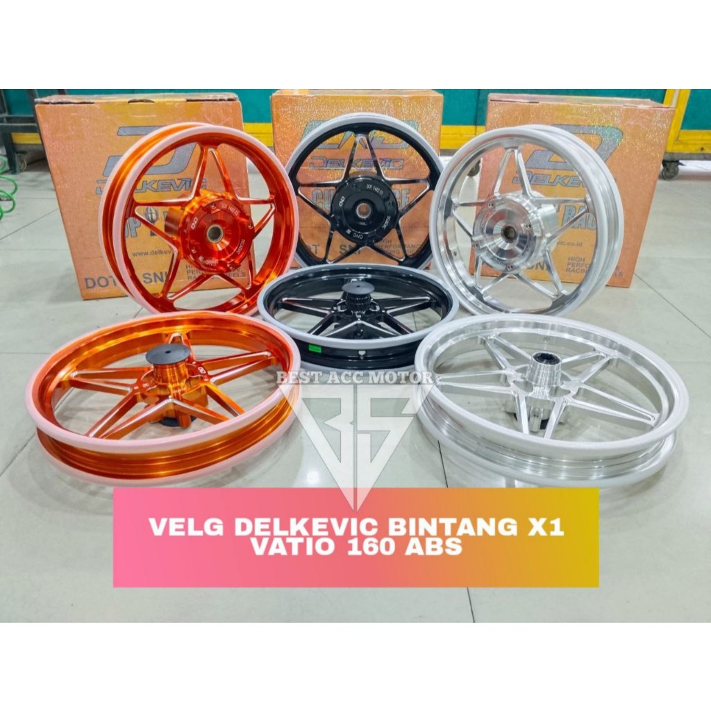 Jual Velg Delkevic Dnd Bintang Vario Abs Aerox Model X V Speed Original Velg Delkevic