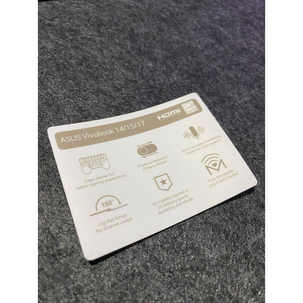 Jual Stiker Spesifikasi Laptop Asus Vivobook 14 Series | Shopee Indonesia