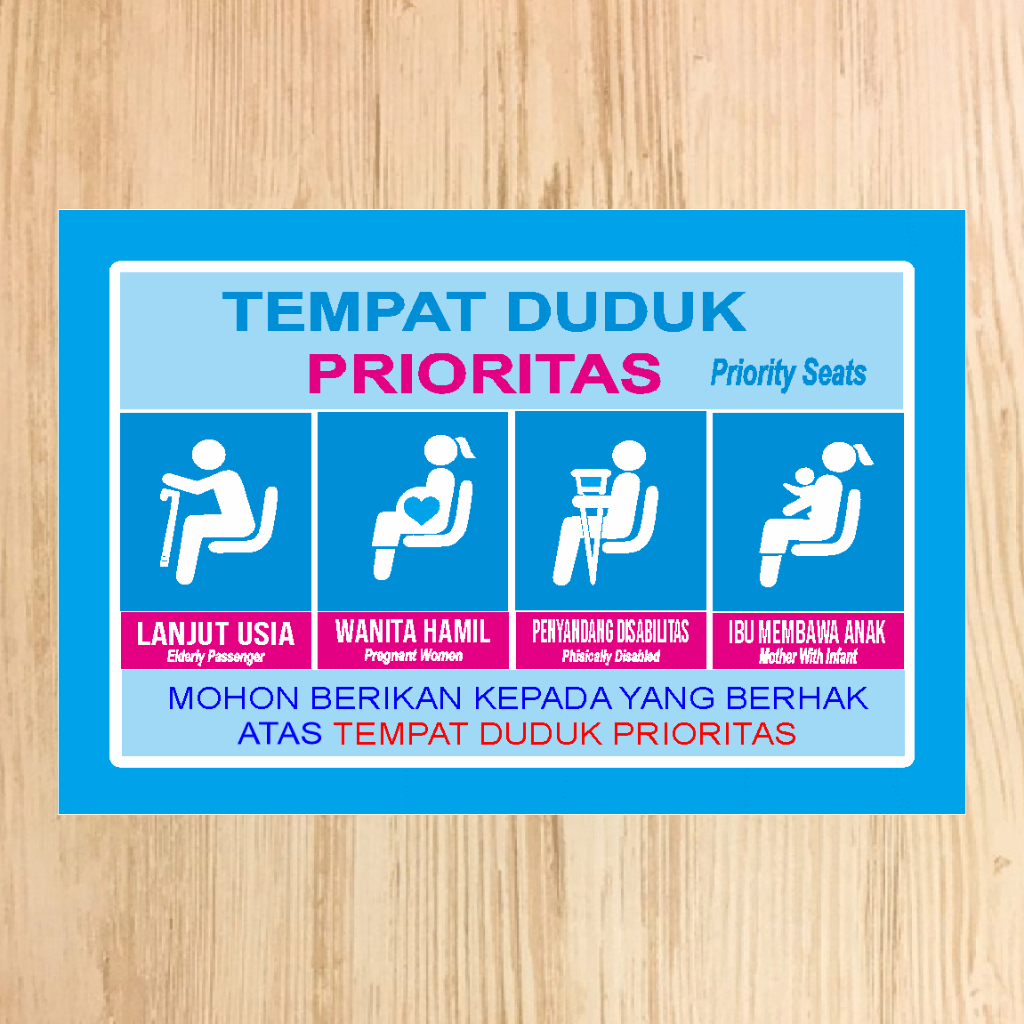Jual Stiker Kursi Prioritas | Stiker Tempat Duduk Prioritas | Shopee ...