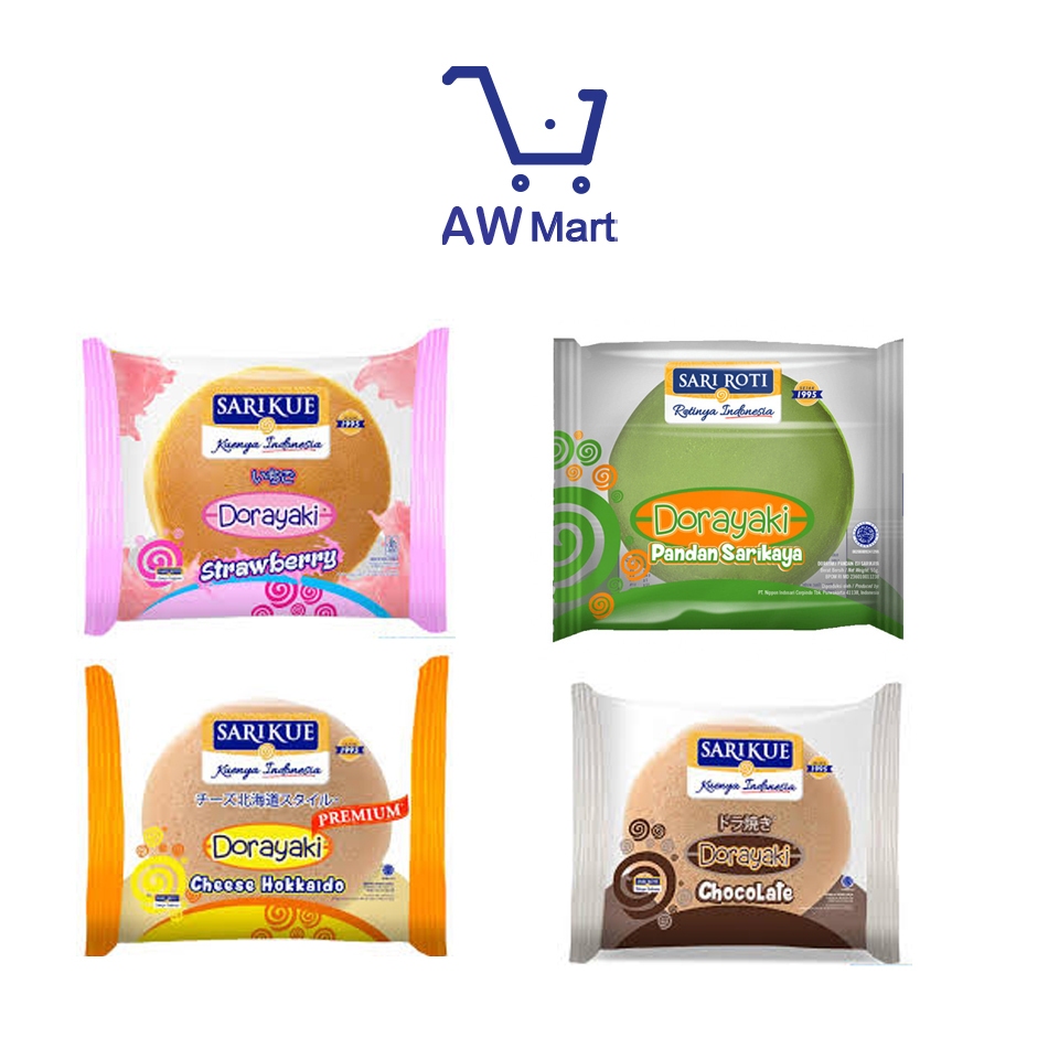 Jual [GRAB/GOJEK] SARI ROTI DORAYAKI COKLAT, KEJU, PANDAN SRIKAYA ...