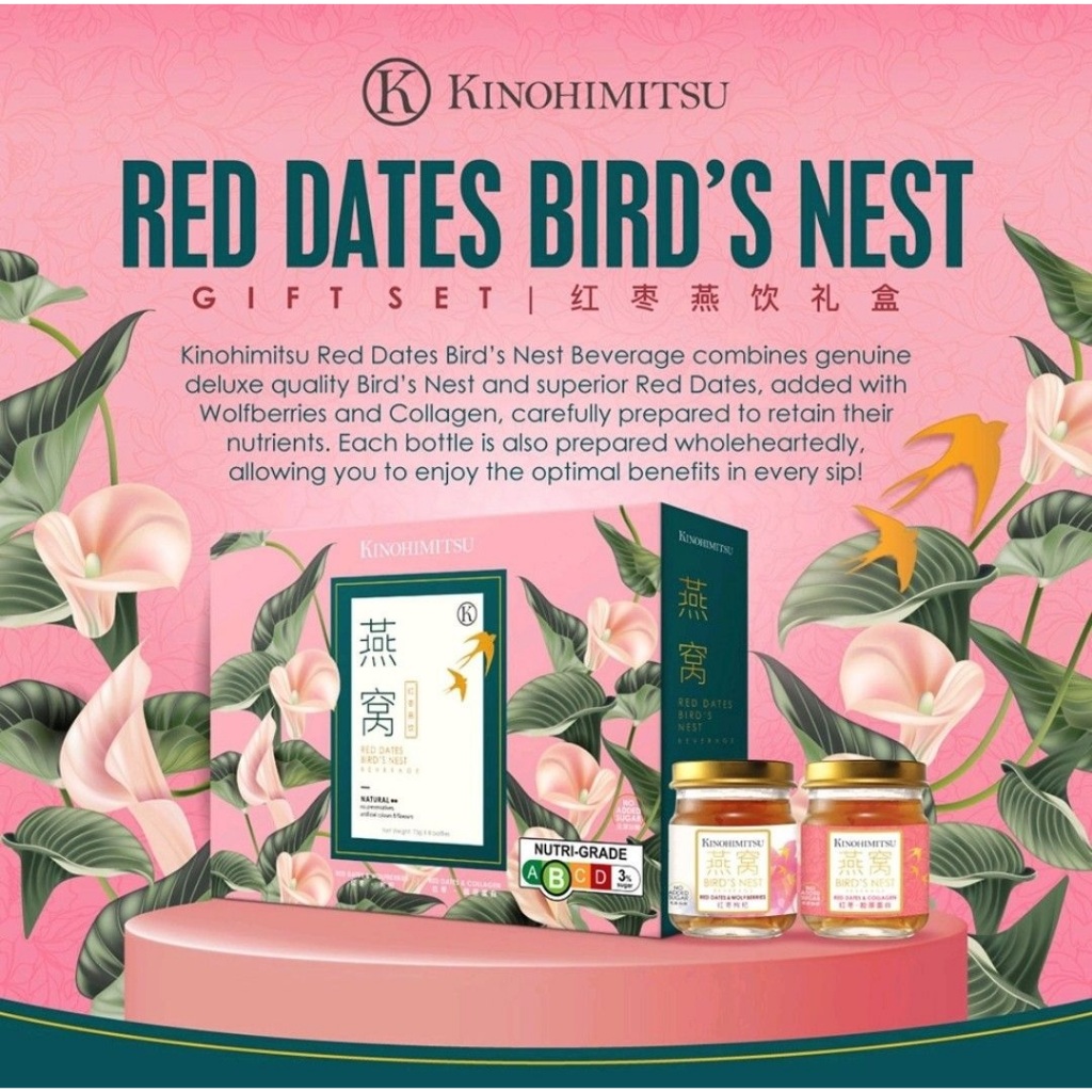 Jual Kinohimitsu Bird's Nest Red Dates & Wolfberries + Red Date