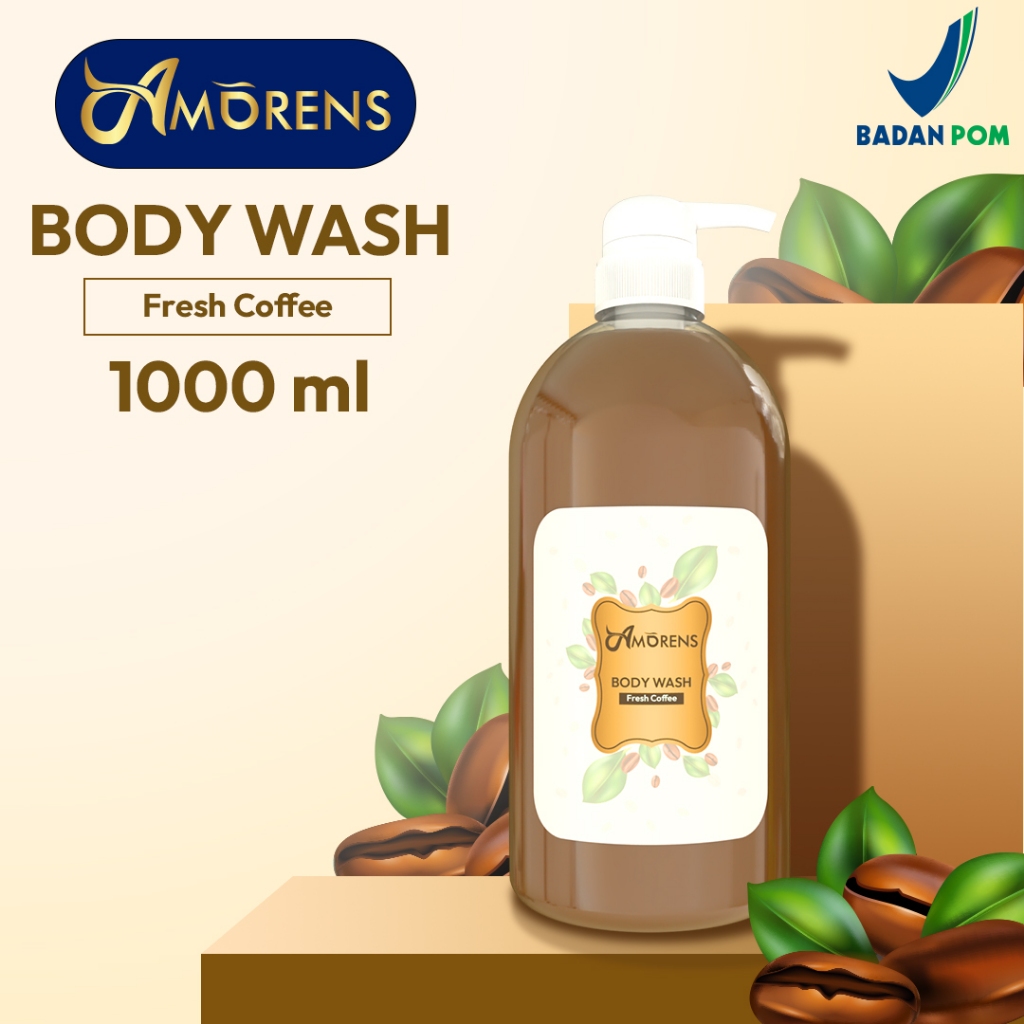 Jual AMORENS Body Wash 1000ml - Aroma Fresh Coffee [1 Liter] | Shopee ...