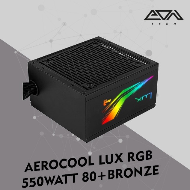 Jual AeroCool LUX RGB 550W 80+ Bronze Power Supply | PSU - 2Years ...