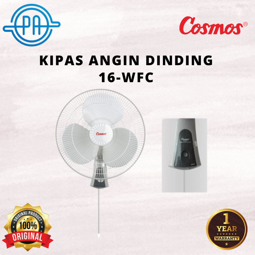 Jual COSMOS WALL FAN KIPAS ANGIN DINDING TEMBOK 16
