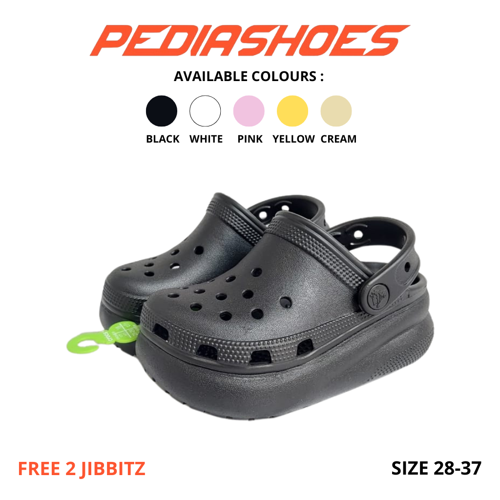 CROCS CLASSIC CRUSH CLOG KIDS/SANDAL CRUSH ANAK/SANDAL CROCS ANAK  TINGGI/CRUSH CLOG KIDS