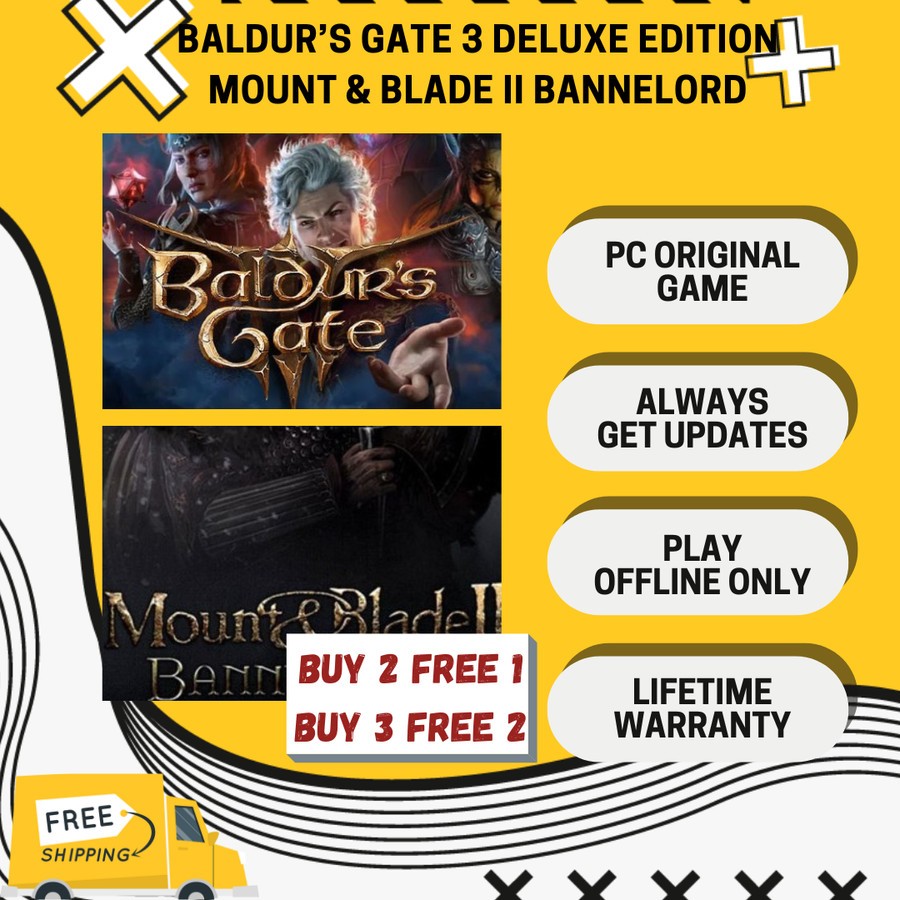 Jual Baldurs Gate 3 Deluxe Edition Mount And Blade Ii Bannerlord Full