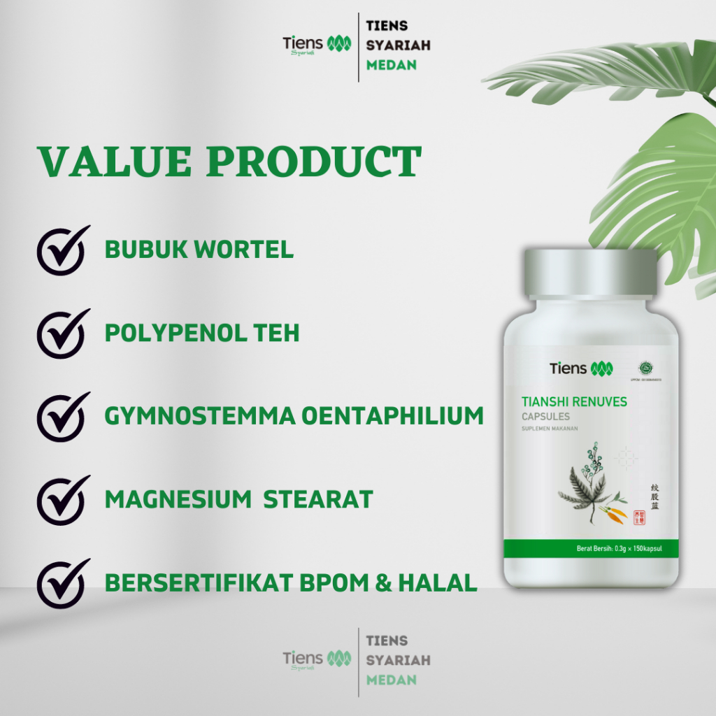 Jual Tianshi Renuves Capsules Obat Herbal Tumor Jantung Saraf Terjepit ...