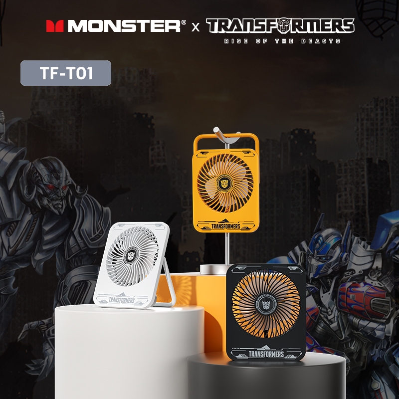 Jual Monster x Transformers TF-F01 Kipas Angin Portable Small Handheld ...