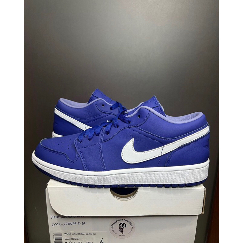 Jual AIR JORDAN 1 Low Hyper Royal 2021 100% Original | Shopee Indonesia