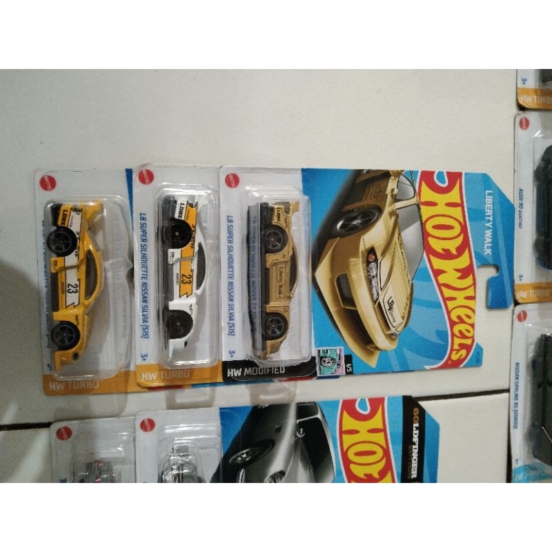 Jual Paket Hotwheels (Nissan Silvia s14 LBWK Kuning dan Putih) | Shopee ...
