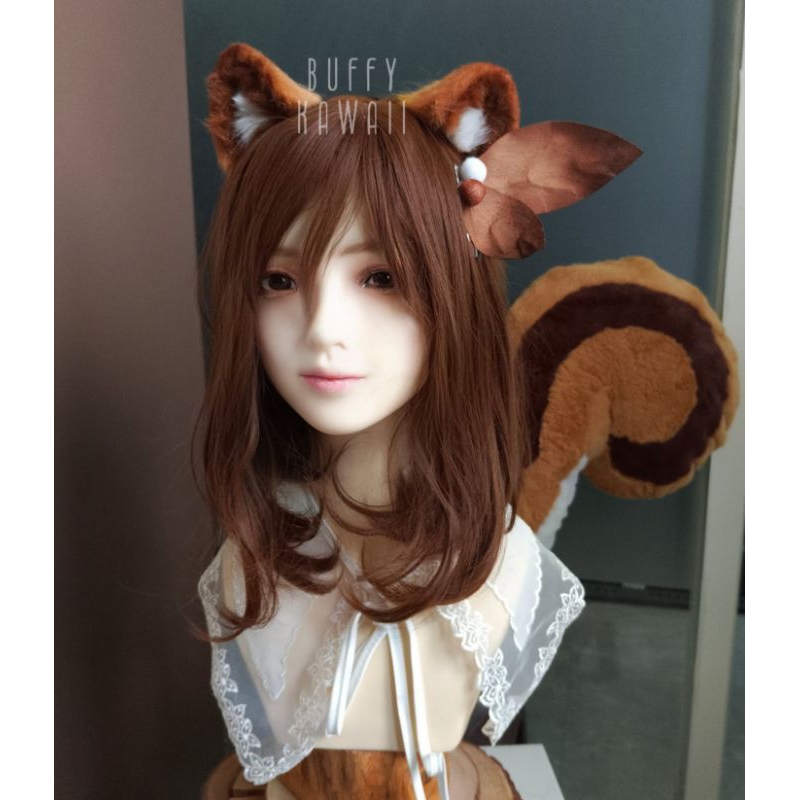 Jual Bando ekor realistic ayunda risu vtuber cosplay tupai halloween ...