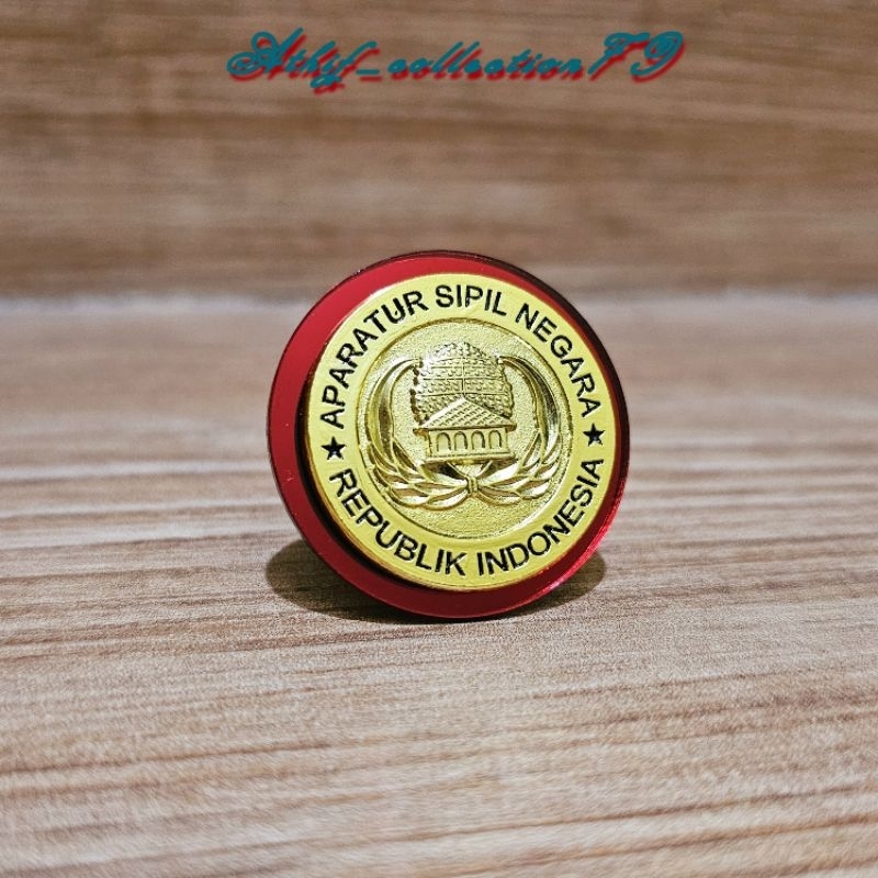 Jual Pin Korpri ASN Bulat Akrilik Mirror | Shopee Indonesia