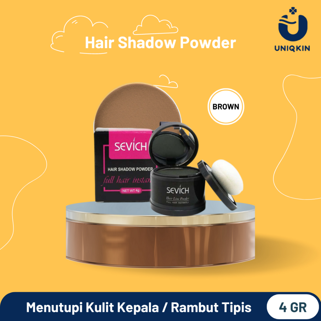 Jual Hair Shadow Powder Sevich Original Penutup Garis Rambut Brown ...