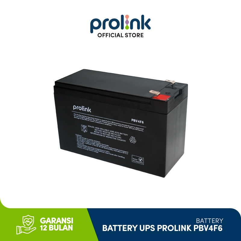 Jual PROLINK Baterai UPS PBV4FB VRLA - Hitam | Shopee Indonesia