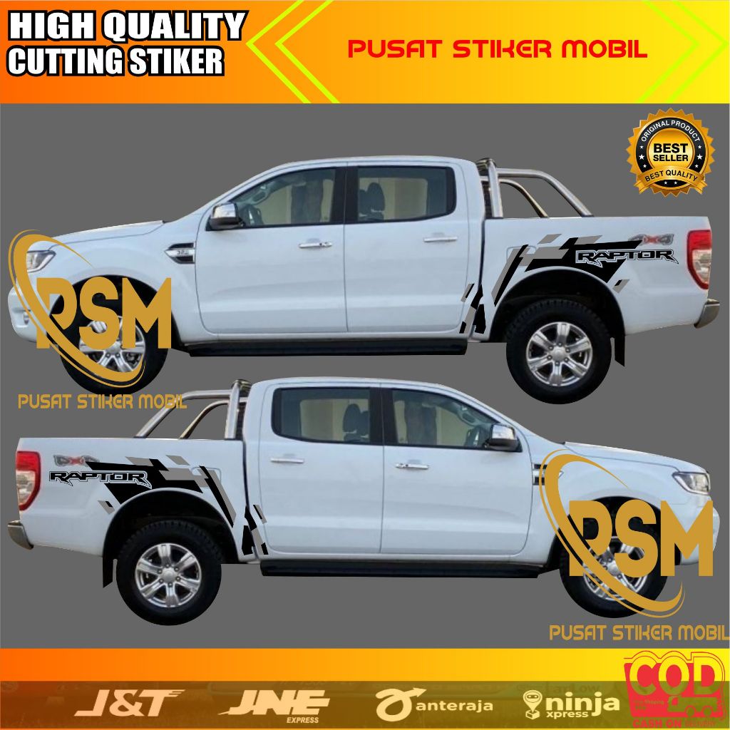Jual Stiker Mobil Ranger Terbaru Sticker Striping Mobil Ford Ranger ...